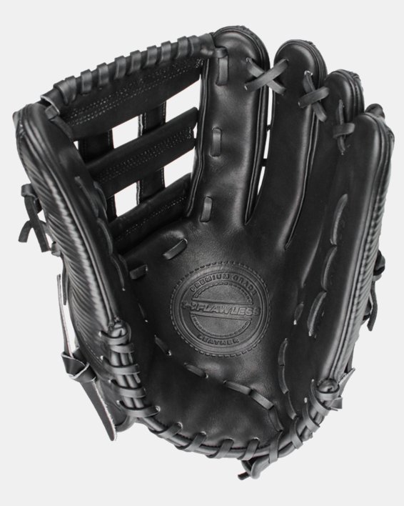 UA Flawless 12.75" H-Web Baseball Fielding Glove, Black, pdpMainDesktop image number 1